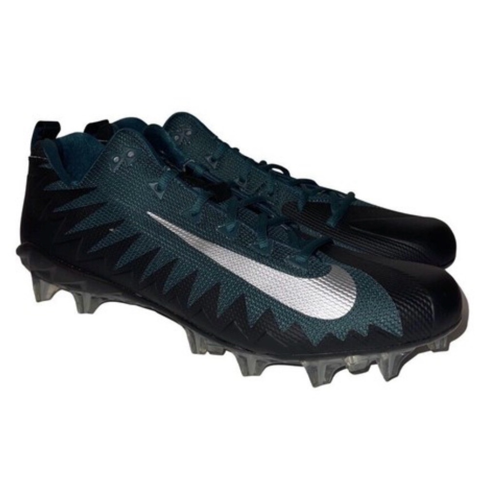 NWOT Nike Alpha Menace Pro TD Low Top
Black Green Football Cleats Size 16